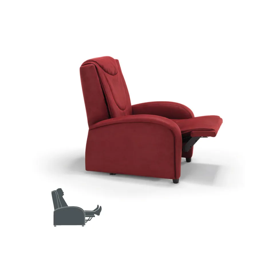 2 motorlyftstol med shiatsu massage gjord i Italien Bria Viadurini