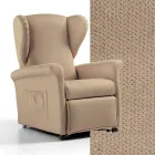 Lyftfåtölj med lyft-, avslappnings- och sängfunktioner Tillverkad i Italien - Talita Viadurini