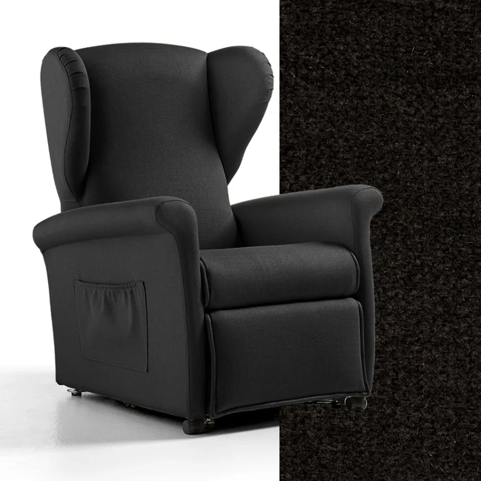 Lyftfåtölj med lyft-, avslappnings- och sängfunktioner Tillverkad i Italien - Talita Viadurini