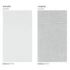 Höger hörn utomhusfåtölj i aluminium och remmar tillverkad i Italien - Juliediv Viadurini