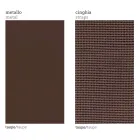 Höger hörn utomhusfåtölj i aluminium och remmar tillverkad i Italien - Juliediv Viadurini