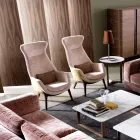 Bergére fåtölj i Grilli Wilde design tyg tillverkat i Italien Viadurini