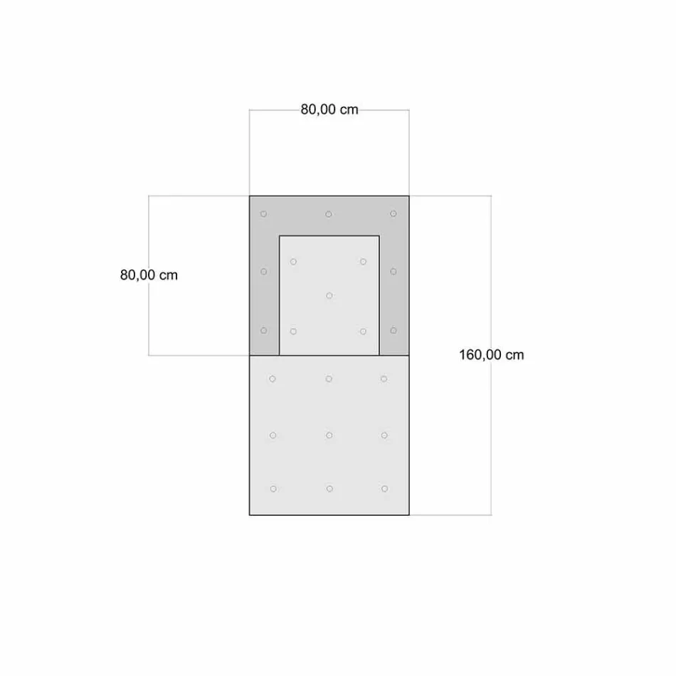 Etnisk design Chaise Longue fåtölj i grått eller blått sammet - Fiber Viadurini