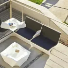 Fåtölj med armstöd Slide Kami Modern design gjord i Italien Viadurini