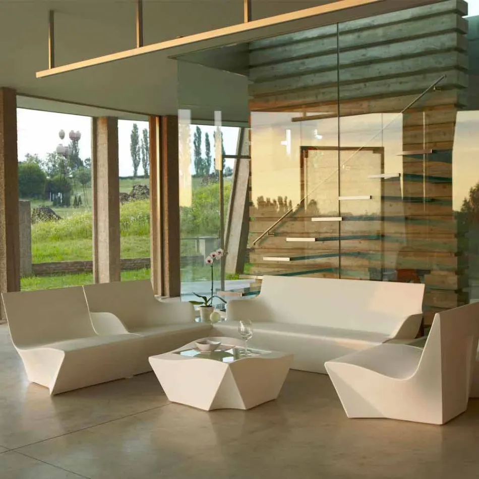 Fåtölj med armstöd Slide Kami Modern design gjord i Italien Viadurini