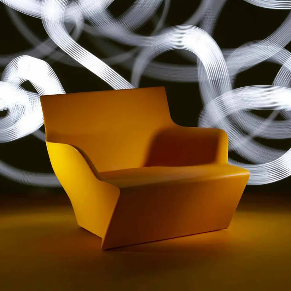 Fåtölj med armstöd Slide Kami Modern design gjord i Italien Viadurini