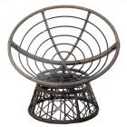 Fåtölj med aluminiumram klädd med polyrattan och soffbord - Puntina Viadurini