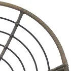 Fåtölj med aluminiumram klädd med polyrattan och soffbord - Puntina Viadurini