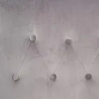 Fåtölj med justerbar struktur i kromat stål och sammet - Giulia Viadurini