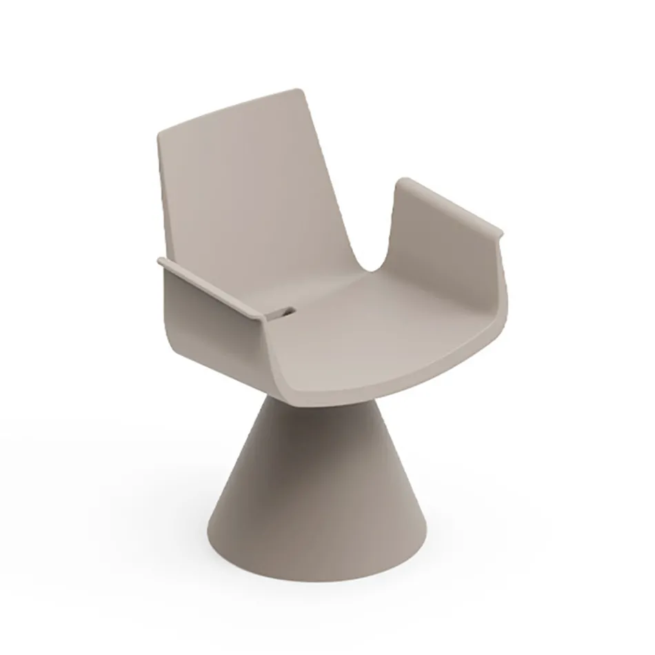 Utomhusfåtölj med armstöd i polyeten - Pool Viadurini