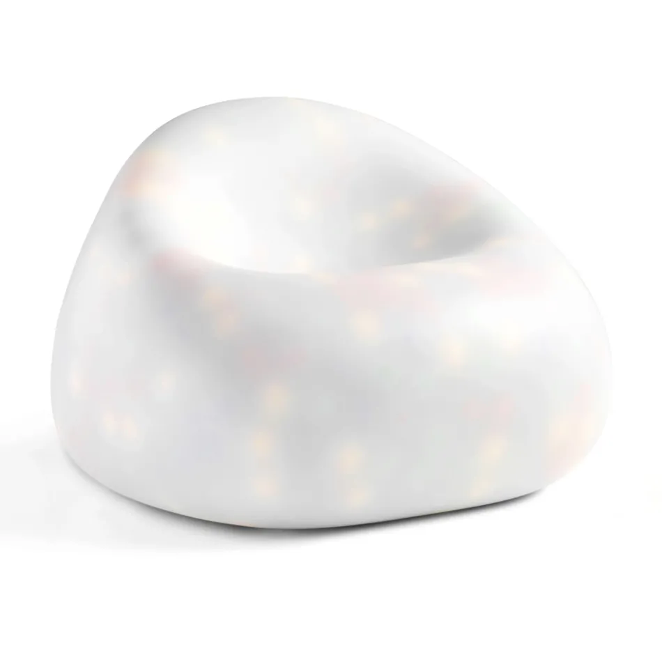 Design utomhusfåtölj i färgad polyeten Tillverkad i Italien - Ervin Viadurini