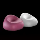 Design utomhusfåtölj i färgad polyeten Tillverkad i Italien - Ervin Viadurini