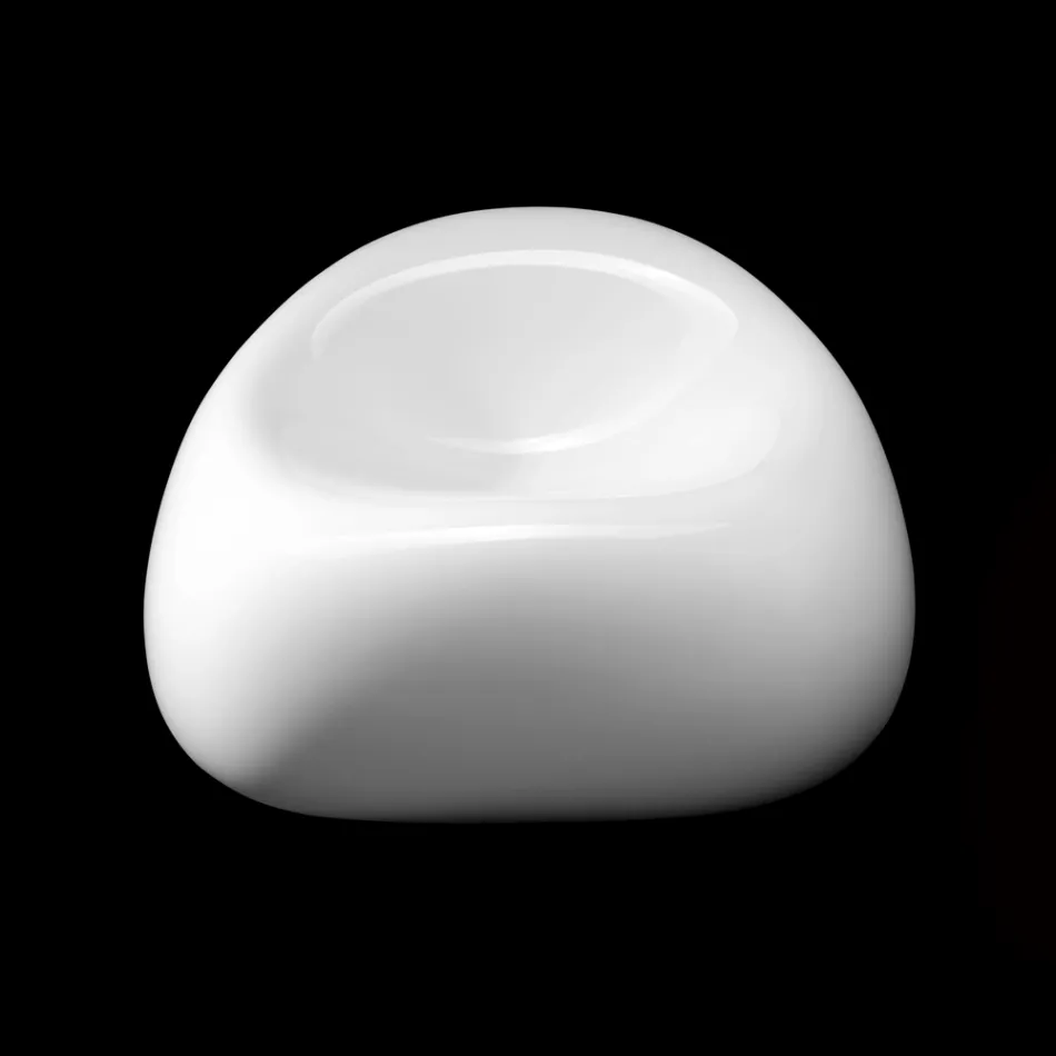 Design utomhusfåtölj i färgad polyeten Tillverkad i Italien - Ervin Viadurini