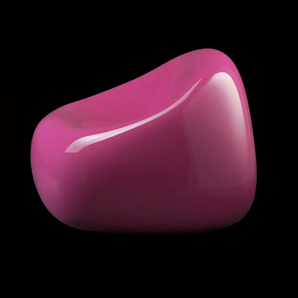 Design utomhusfåtölj i färgad polyeten Tillverkad i Italien - Ervin Viadurini