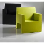 Jut av Vondom design utomhus fåtölj i polyetenharts Viadurini