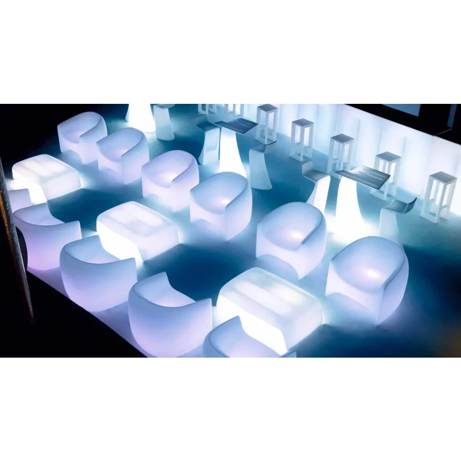 Blow Vondom polyetenharts utomhus fåtölj, design Viadurini