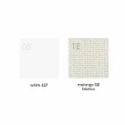 Klädd utomhusfåtölj i vit och modern design - Samurai av Myyour Viadurini