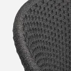 Utomhusfåtölj i trä och rep med kudde, Homemotion, 2 delar - Oskana Viadurini