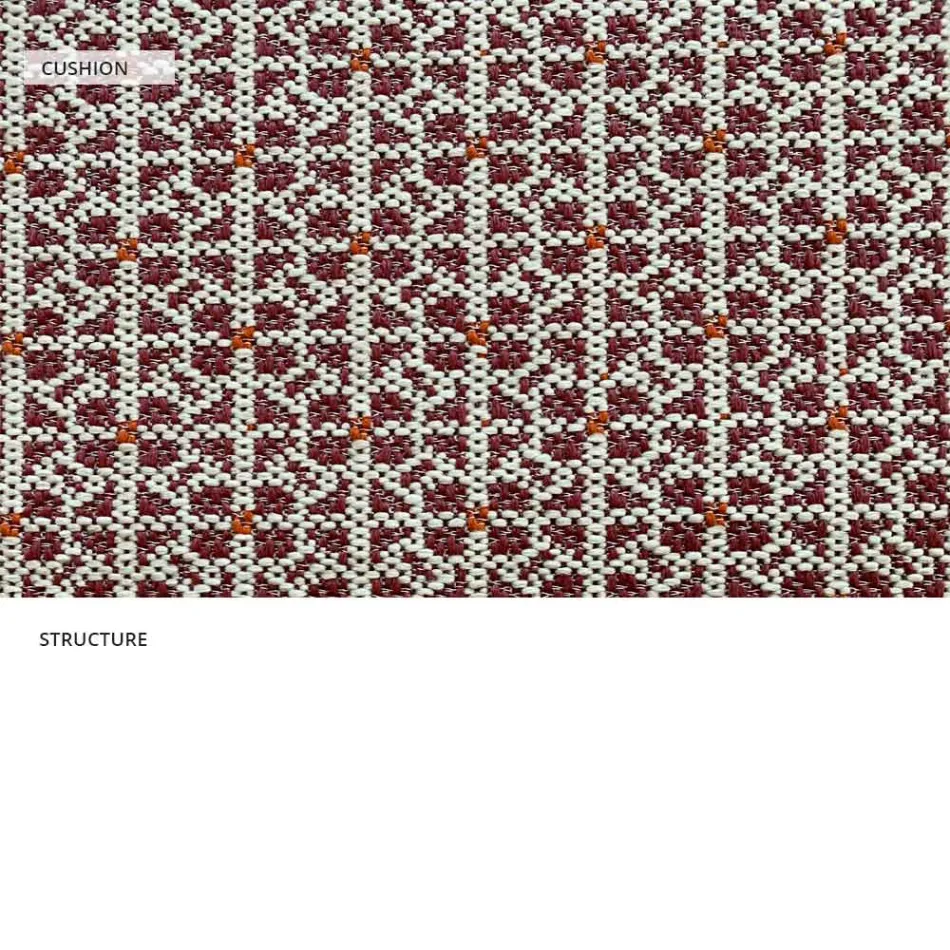 Utomhusfåtölj i metall med lyxdyna Tillverkad i Italien - Karol Viadurini