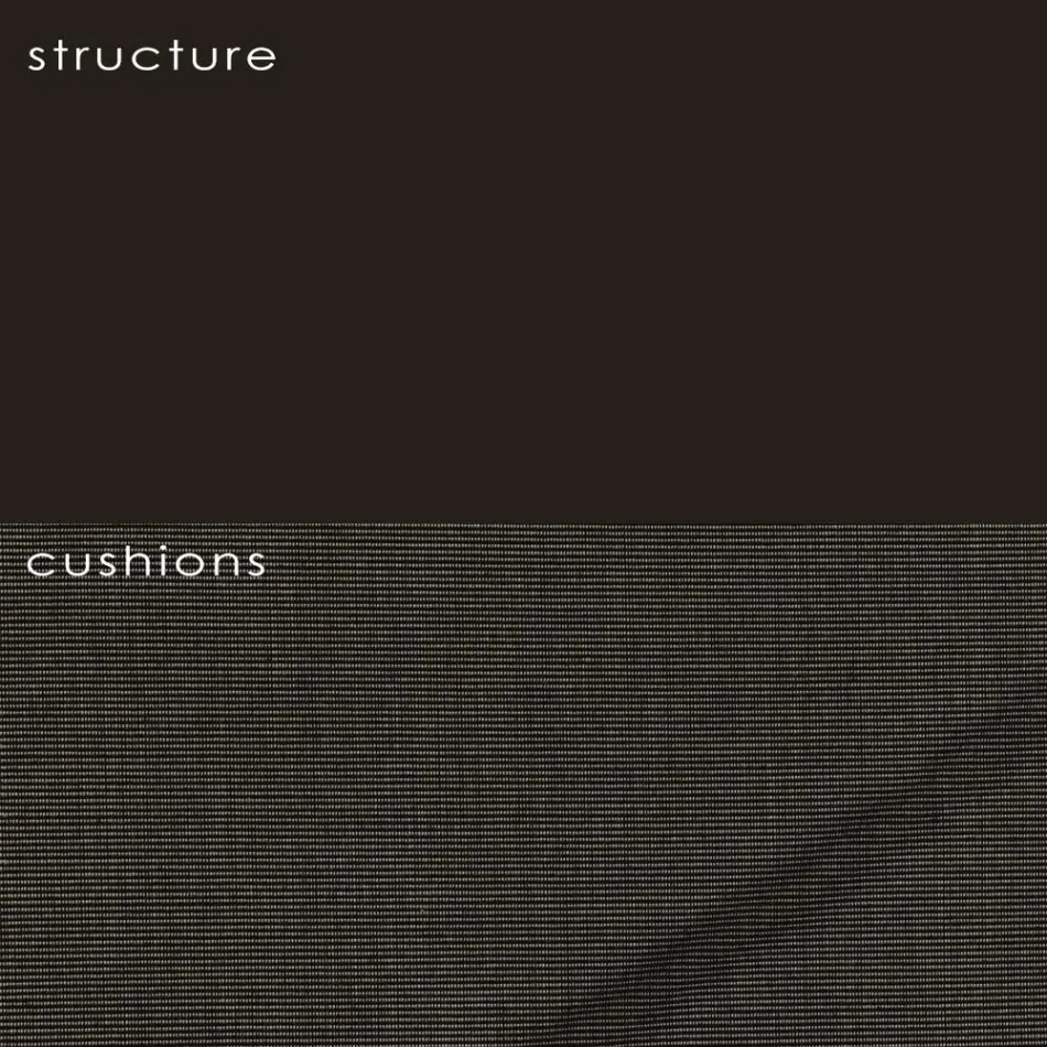 Utomhusfåtölj i polyeten med kudde tillverkad i Italien - Freccia Viadurini