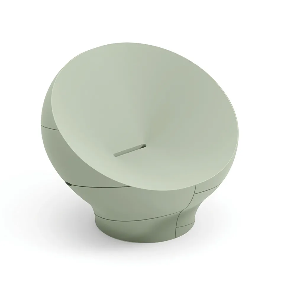 Utomhusfåtölj i polyeten finns i olika färger - Handduk Viadurini