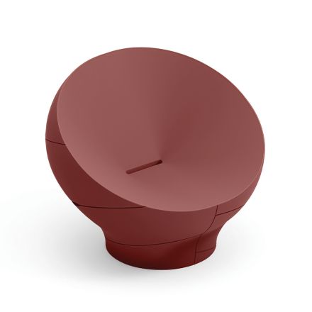 Utomhusfåtölj i polyeten finns i olika färger - Handduk Viadurini