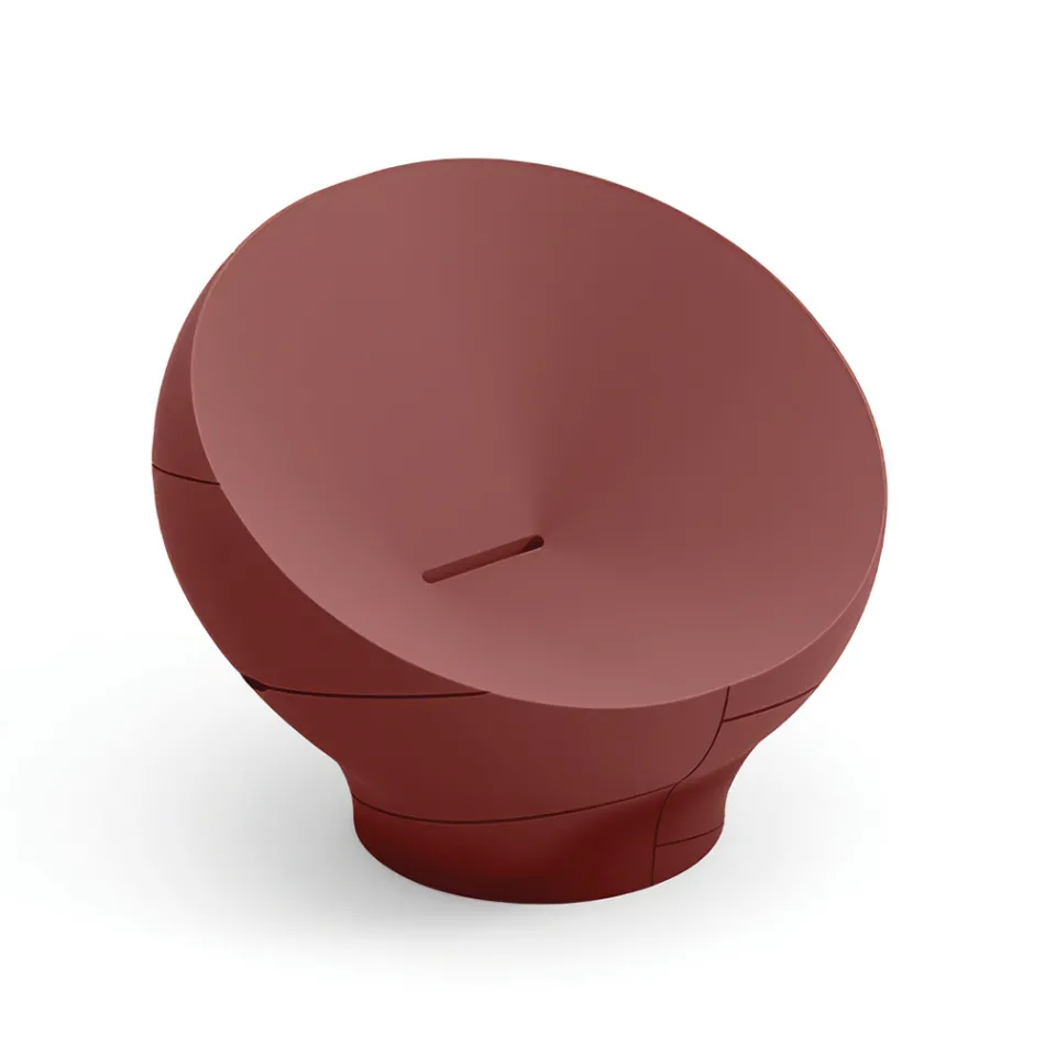 Utomhusfåtölj i polyeten finns i olika färger - Handduk Viadurini