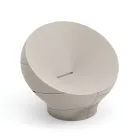 Polyeten utomhusfåtölj finns i olika färger - Handduk Viadurini