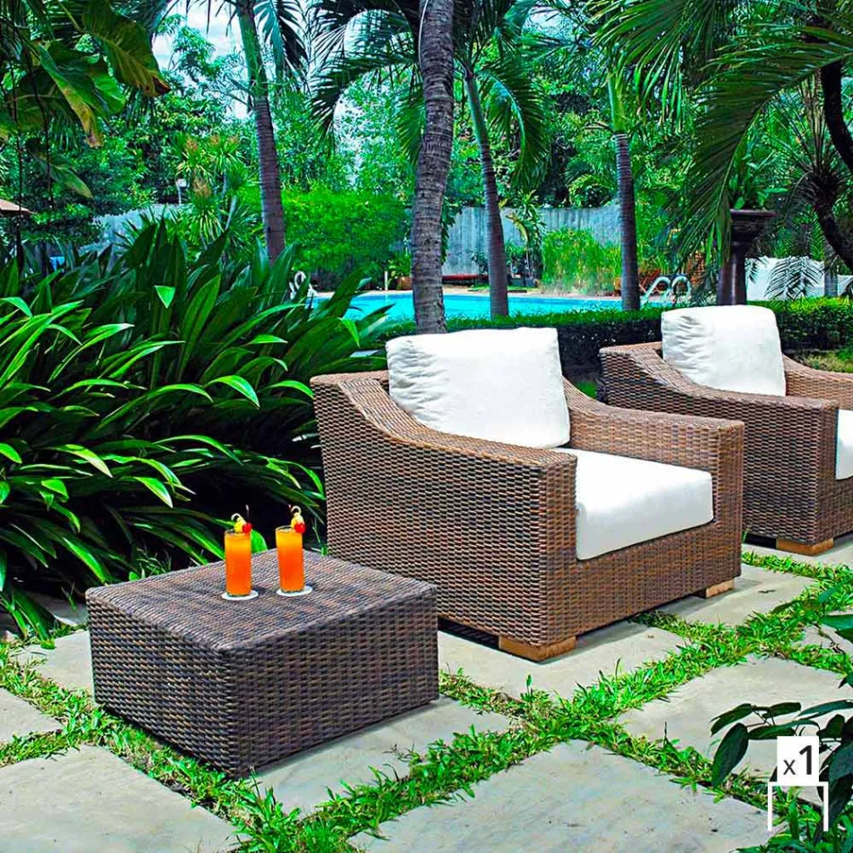 Utomhus Fåtölj hand i Joe polyeten Viadurini