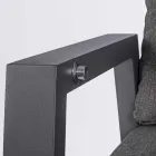 Liggande fåtölj utomhus i tyg och aluminium, 2 delar - Nathy Viadurini