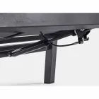 Liggande fåtölj utomhus i tyg och aluminium, 2 delar - Nathy Viadurini