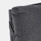 Liggande fåtölj utomhus i tyg och aluminium, 2 delar - Nathy Viadurini