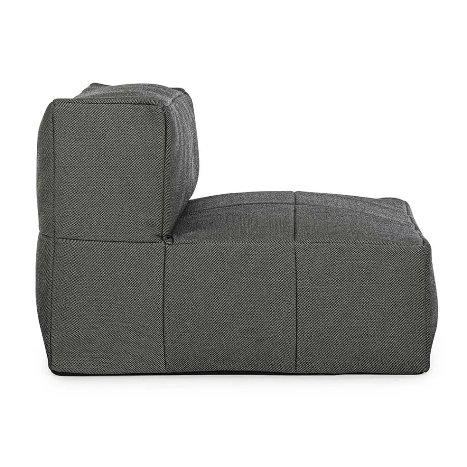 Utomhusfåtölj klädd i avtagbart tyg, Homemotion - Lydia Viadurini