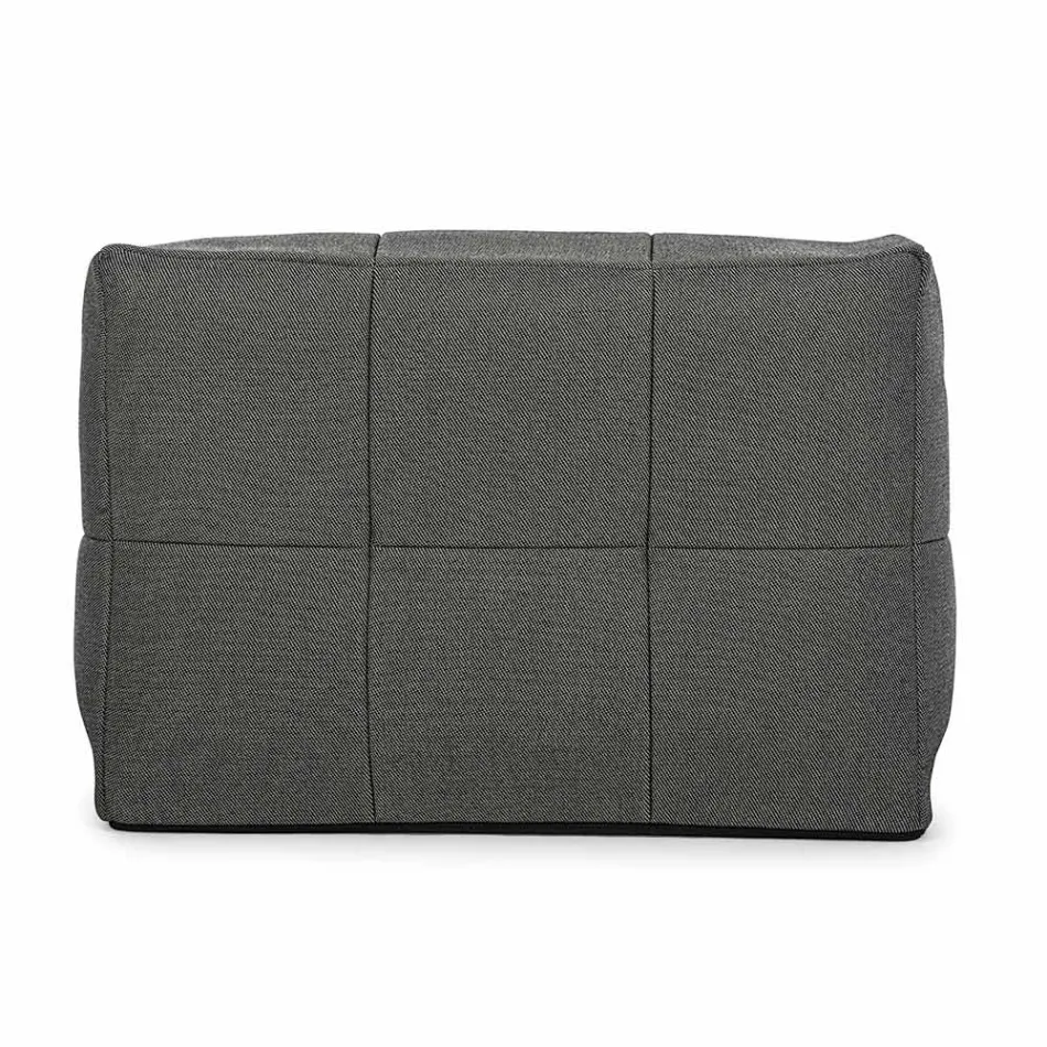 Utomhusfåtölj klädd i avtagbart tyg, Homemotion - Lydia Viadurini