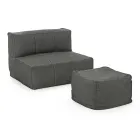 Utomhusfåtölj klädd i avtagbart tyg, Homemotion - Lydia Viadurini