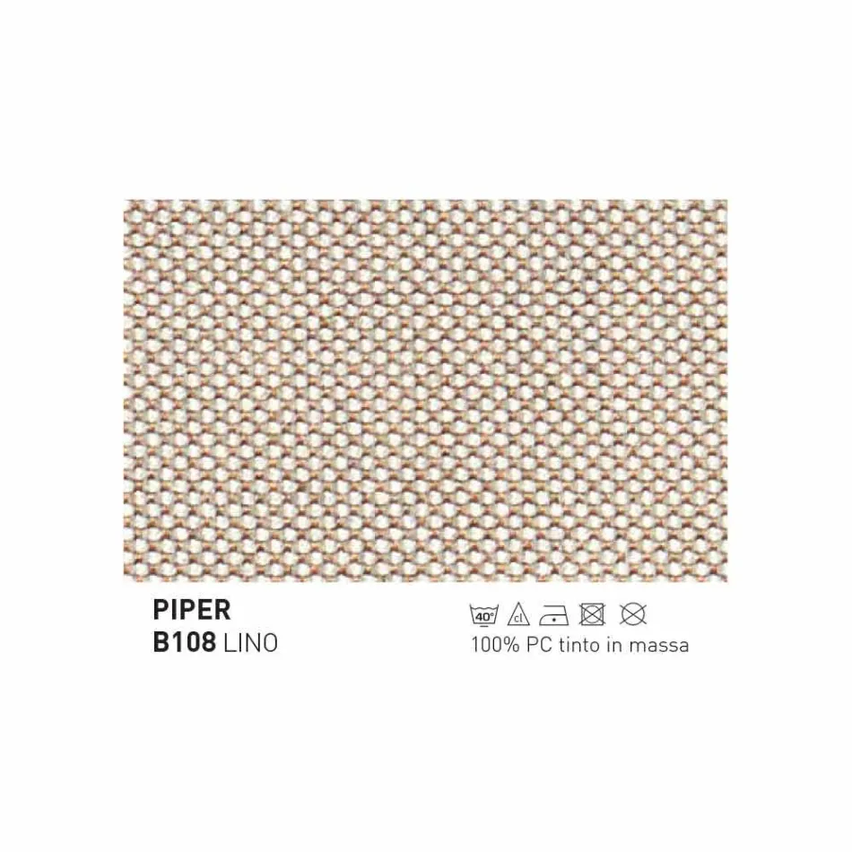 Design Varaschin Emma utomhus fåtölj i aluminium och tyg Viadurini