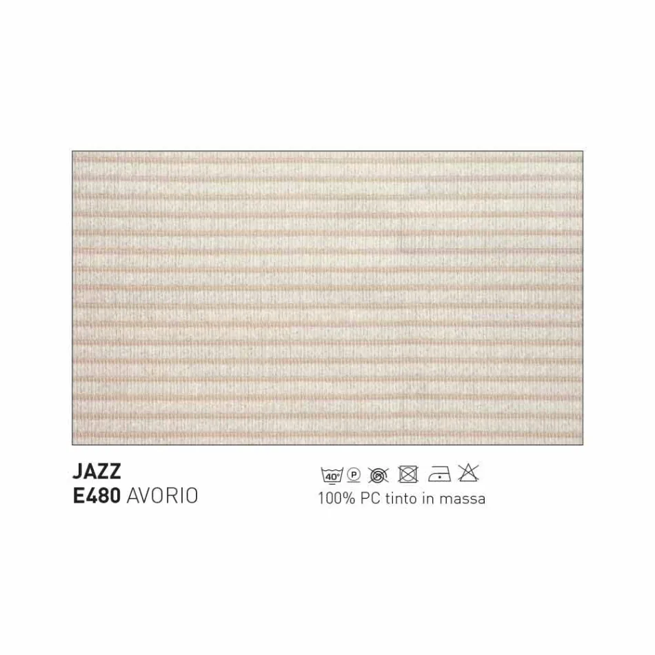 Design Varaschin Emma utomhus fåtölj i aluminium och tyg Viadurini