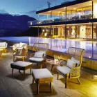 Varaschin Emma stoppad utomhus fåtölj med modern design Viadurini