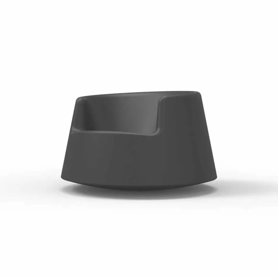 Modern design trädgård fåtölj Roulette Vondom i polyeten Viadurini