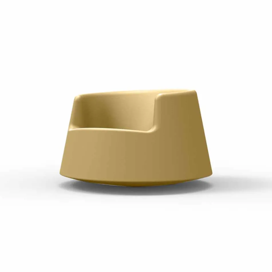 Modern design trädgård fåtölj Roulette Vondom i polyeten Viadurini