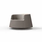 Modern design trädgård fåtölj Roulette Vondom i polyeten Viadurini