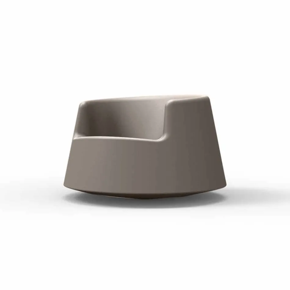 Modern design trädgård fåtölj Roulette Vondom i polyeten Viadurini