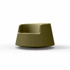 Modern design trädgård fåtölj Roulette Vondom i polyeten Viadurini