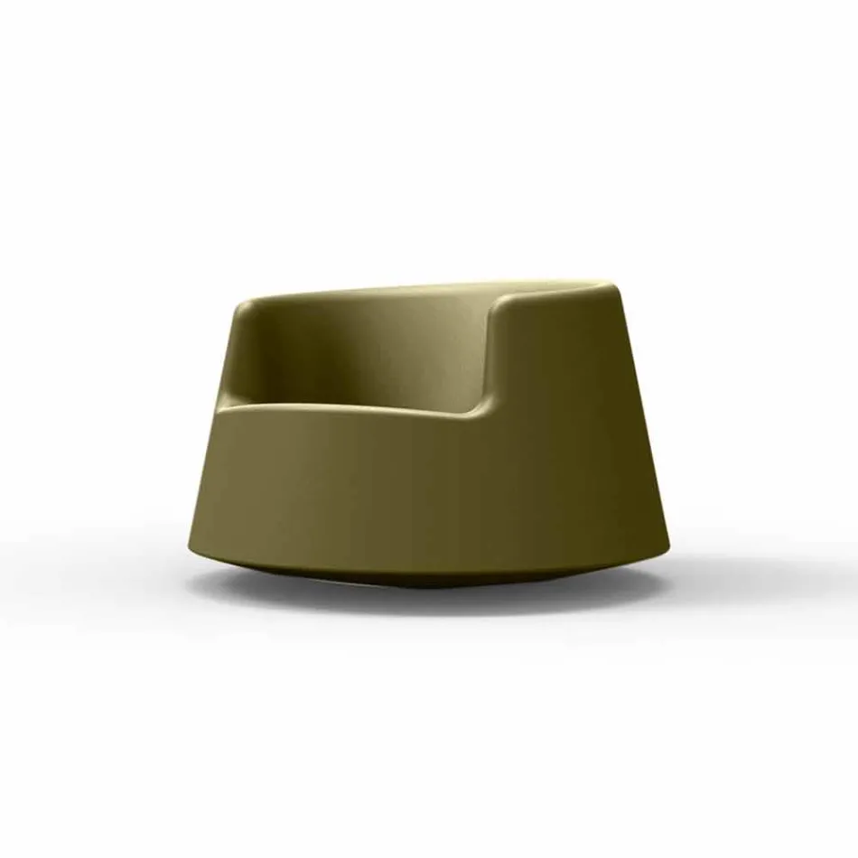 Modern design trädgård fåtölj Roulette Vondom i polyeten Viadurini