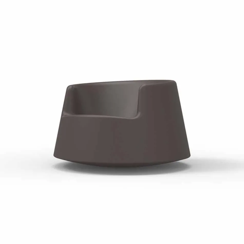 Modern design trädgård fåtölj Roulette Vondom i polyeten Viadurini