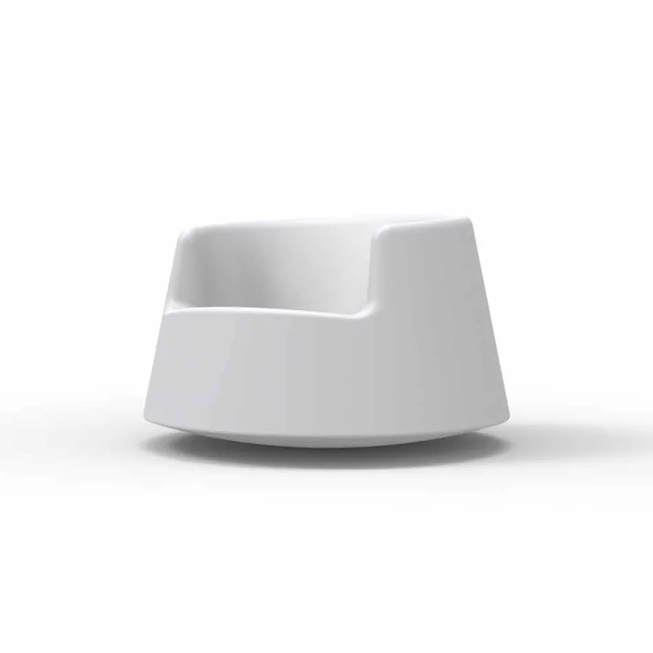 Modern design trädgård fåtölj Roulette Vondom i polyeten Viadurini
