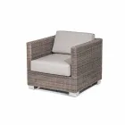 Fåtölj handvävda konstruktion trädgård Elsa Viadurini