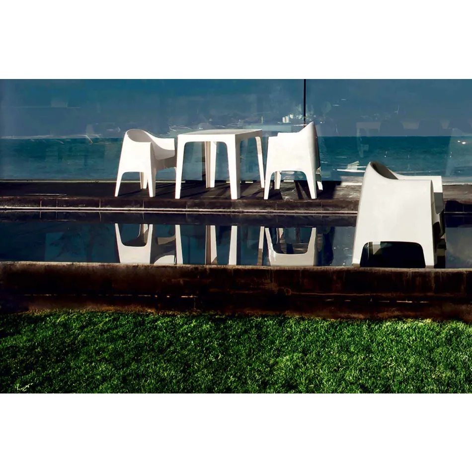 Vondom designfåtölj i polypropen Viadurini