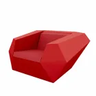 Faz trädgård fåtölj av Vondom modern design i polyeten Viadurini