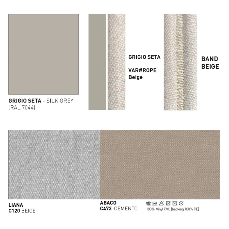 Trädgårdsfåtölj i aluminium tillverkad i Italien - Emmacross från Varaschin Viadurini